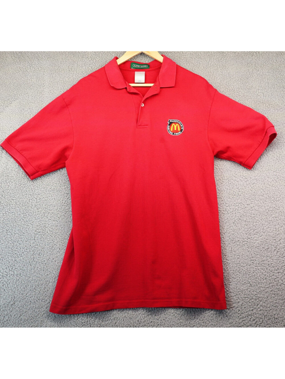 McDonalds Racing Team Bill Elliott Team Issued Polo sz Large